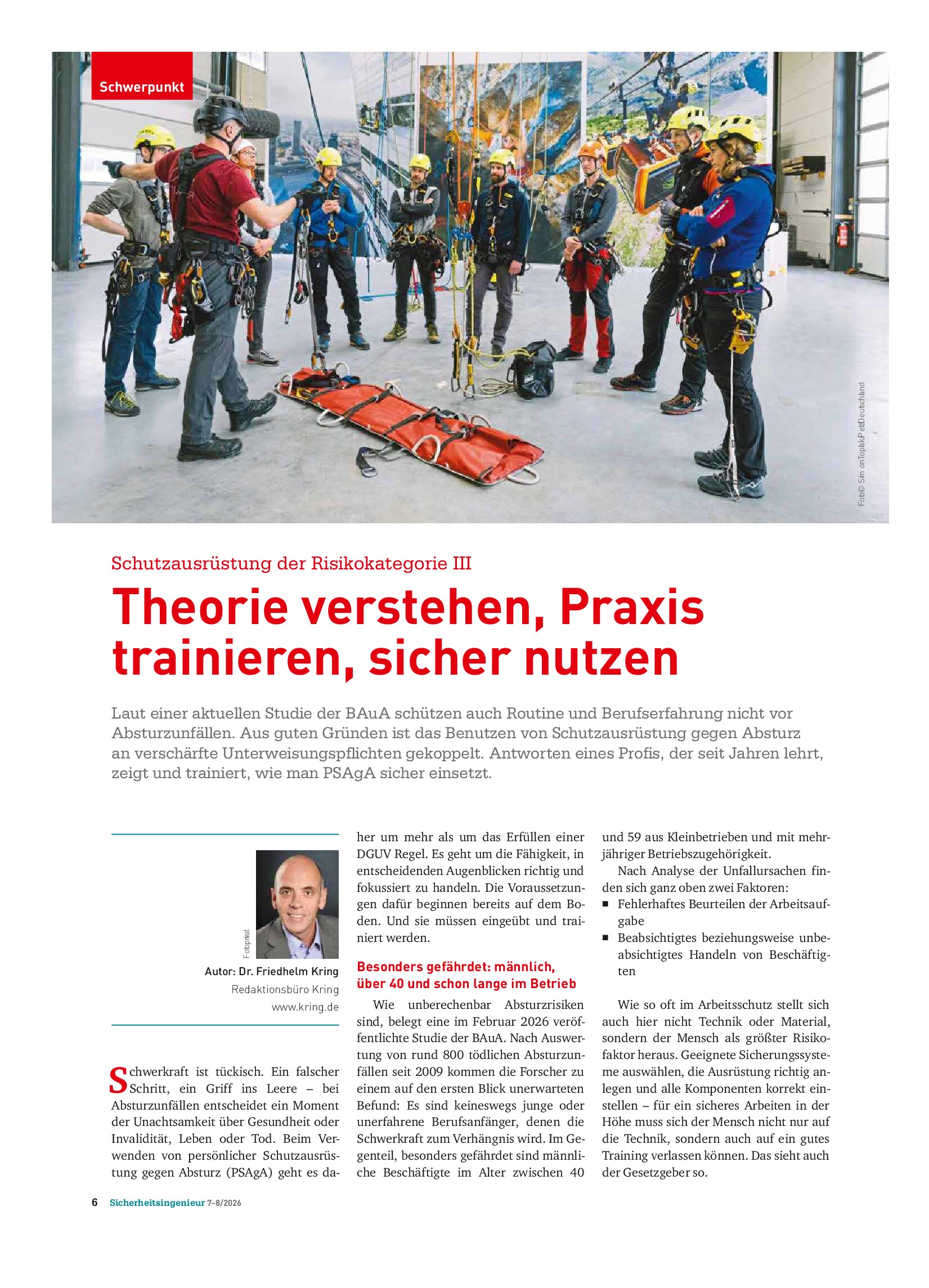 Vorschauseite 1: Schutzausrüstung der Risikokategorie III – Theorie verstehen, Praxis trainieren, sicher nutzen