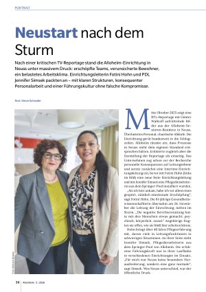 Vorschauseite 1: Neustart nach dem Sturm
