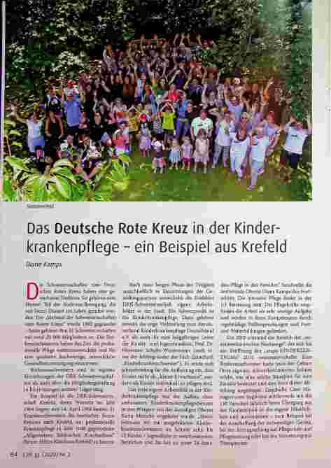 Vorschauseite 1: Das Deutsche Rote Kreuz in der Kinderkrankenpflege - ein Beispiel aus Krefeld