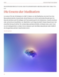 Vorschauseite 1: Die Essenz der Meditation: Neurowissenschaftliche und philosophische Grundlagen des Yoga, Teil 2.2