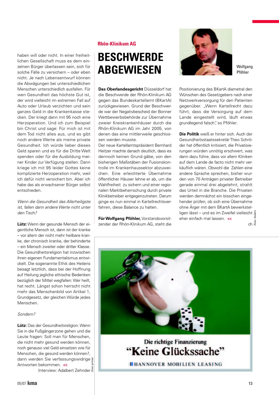 Vorschauseite 1: Beschwerde abgewiesen