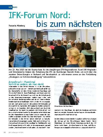Vorschauseite 1: IFK-Forum Nord: bis zum nächstenbis zum nächste Jahr