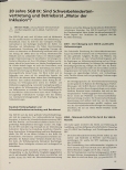 Vorschauseite 1: 20 Jahre SGB IX: Sind Schwerbehindertenvertretung und Betriebsrat „Motor der Inklusion"?