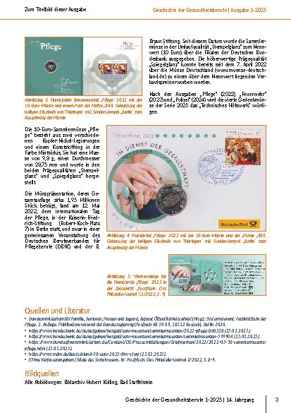 Vorschauseite 5: Geschichte der Gesundheitsberufe Heft 1-2025