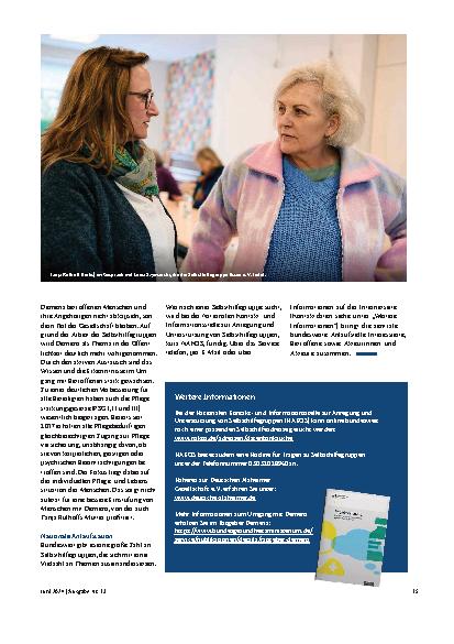 Vorschauseite 2: Selbsthilfegruppen – Unterstützung aus der Gemeinschaft schöpfen