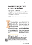 Vorschauseite 2: Potenzial nicht ausgeschöpft