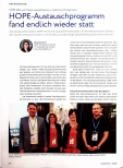 Vorschauseite 1: HOPE-Austauschprogramm fand endlich wieder statt.