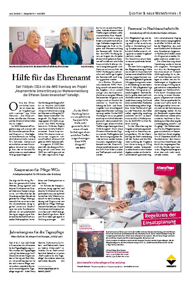 Vorschauseite 1: Hilfe für das Ehrenamt