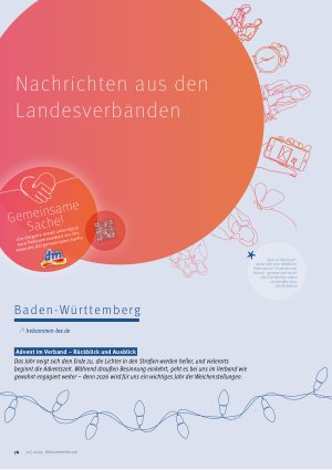 Vorschauseite 1: Nachrichten aus den Landesverbänden