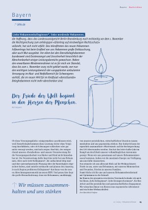 Vorschauseite 4: Nachrichten aus den Landesverbänden