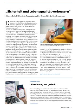 Vorschauseite 1: „Sicherheit und Lebensqualität verbessern“