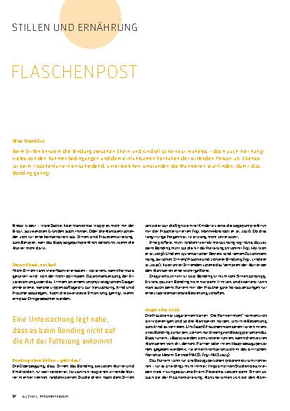 Vorschauseite 1: Flaschenpost