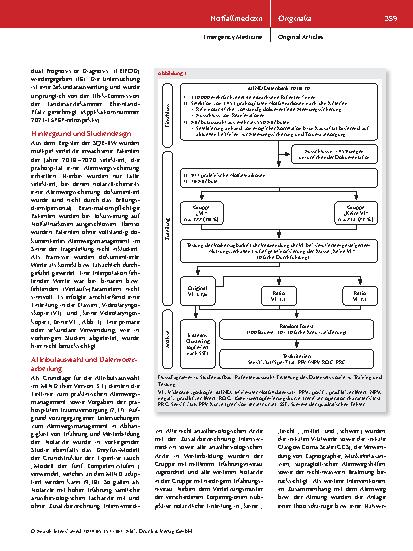 Vorschauseite 3: Evaluation des Minimalen Notfalldatensatzes zur Vorhersage der Verwendung der Videolaryngoskopie bei der Prähospitalnarkose des Polytraumapatienten – Ein Proof of Concept mit Folg…
