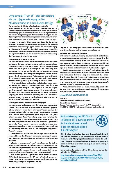 Vorschauseite 3: Patientenfürsprecher als Partner in der Krankenhaushygiene