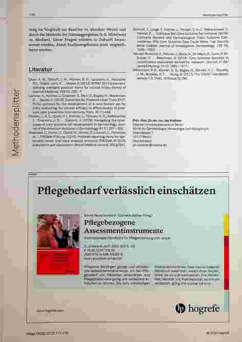 Vorschauseite 2: Core Outcome Sets in klinischen Studien