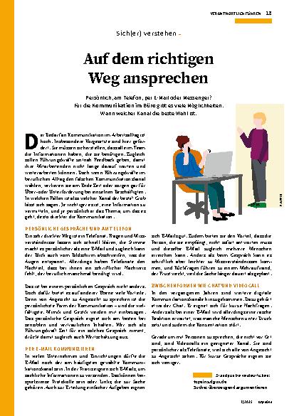 Vorschauseite 1: Auf dem richtigen Weg ansprechen