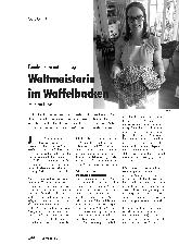 Vorschauseite 1: Familienleben mit Handicap Weltmeisterin im Waffelbacken