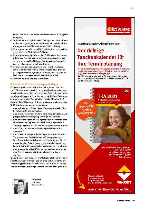 Vorschauseite 4: Das befürchtete Ende der Wahlfreiheit