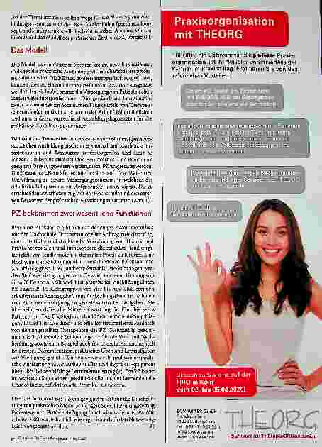 Vorschauseite 2: Das Modell der praktischen Zentren transformiert Prozesse im Rahmen der hochschulischen Ausbildung in der Physiotherapie.