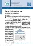 Vorschauseite 1: Werte im Krankenhaus: Marketing oder Effizienzsteigerung?