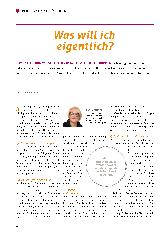 Vorschauseite 1: Was will ich eigentlich?