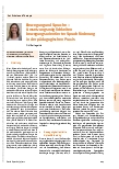 Vorschauseite 1: Bewegung und Sprache – Umsetzungsmöglichkeiten bewegungsorientierter Sprachförderung in der pädagogischen Praxis