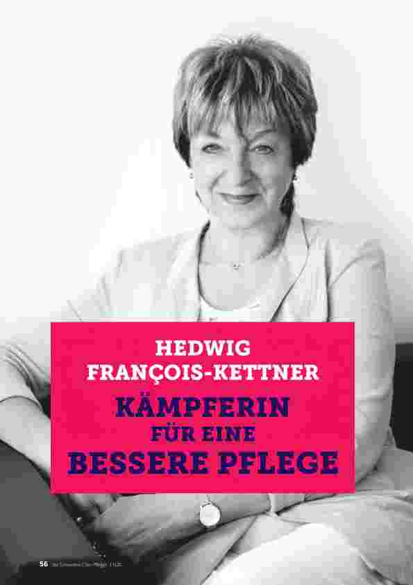 Vorschauseite 1: KÄMPFERIN FÜR EINE BESSERE PFLEGE