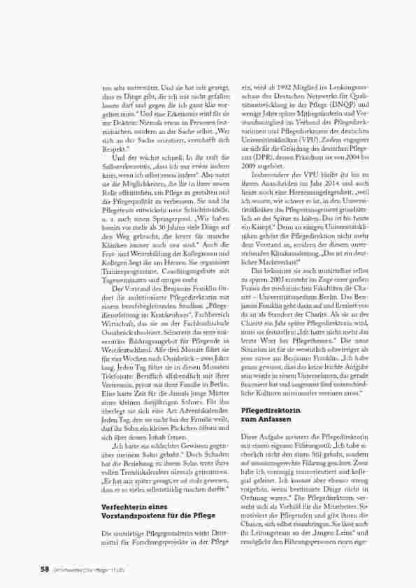 Vorschauseite 3: KÄMPFERIN FÜR EINE BESSERE PFLEGE
