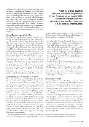 Vorschauseite 2: Selbstbestimmt und eingebunden der Einsamkeit vorbeugen