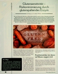 Vorschauseite 1: Glutensensitivität - Risikominimierung durch glutenspaltendes Enzym
