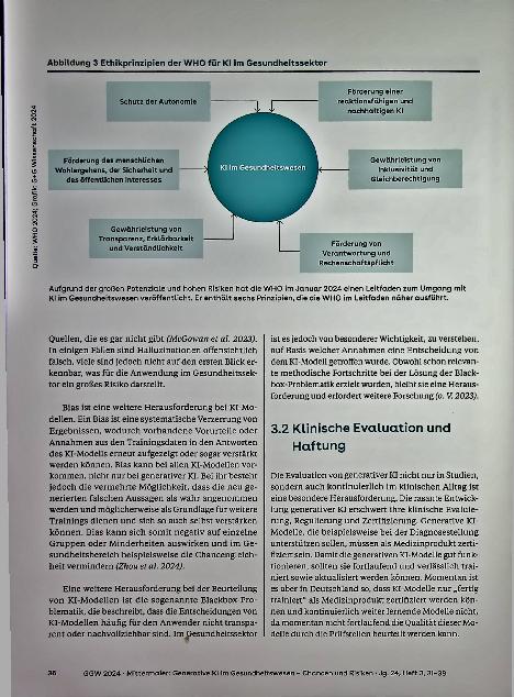 Vorschauseite 6: Generative KI im Gesundheitswesen - Chancen und Risiken