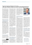 Vorschauseite 1: "Die neue Struktur bietet uns mehr flexible Möglichkeiten."