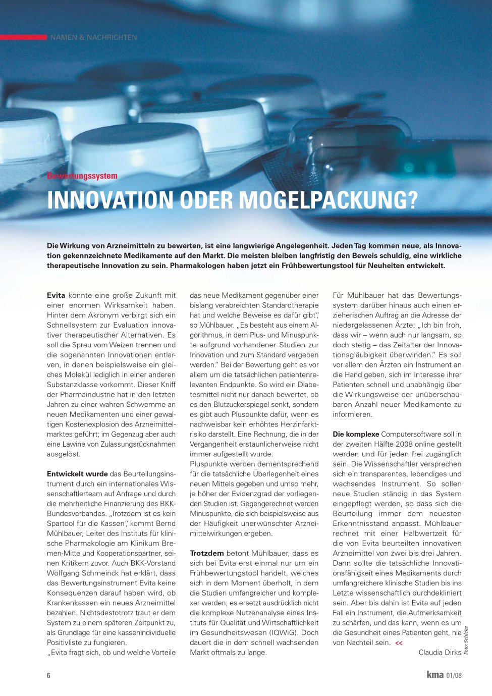 Vorschauseite 1: Innovation oder Mogelpackung?