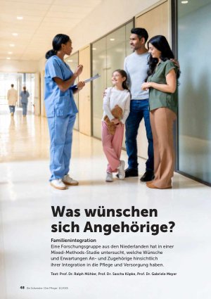 Vorschauseite 1: Was wünschen sich Angehörige?