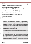Vorschauseite 1: Interund intraprofessionelle Zusammenarbeit in Krisensituationen auf der Intensivstation am Beispiel von COVID-19
