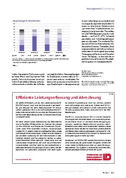 Vorschauseite 4: Rechnungsprüfung Großkliniken sind systematisch benachteiligt.