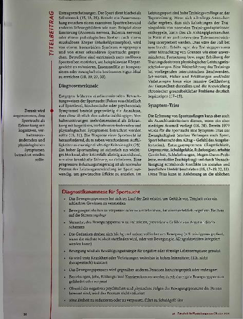 Vorschauseite 5: Schmerzhaft süchtig - Sportsucht als gesundheitliche Herausforderung