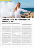 Vorschauseite 1: Lieber ein Fels in der Brandung als ein Hamster im Rad - Resilienz im gesundheitsorientierten Berufsalltag