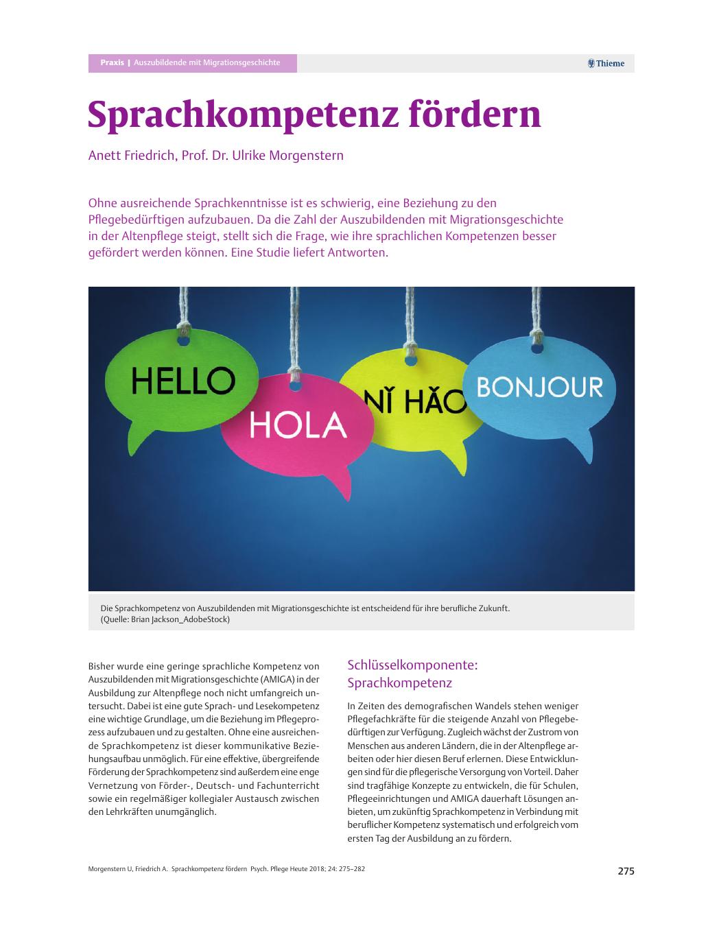 Vorschauseite 1: Sprachkompetenz fördern