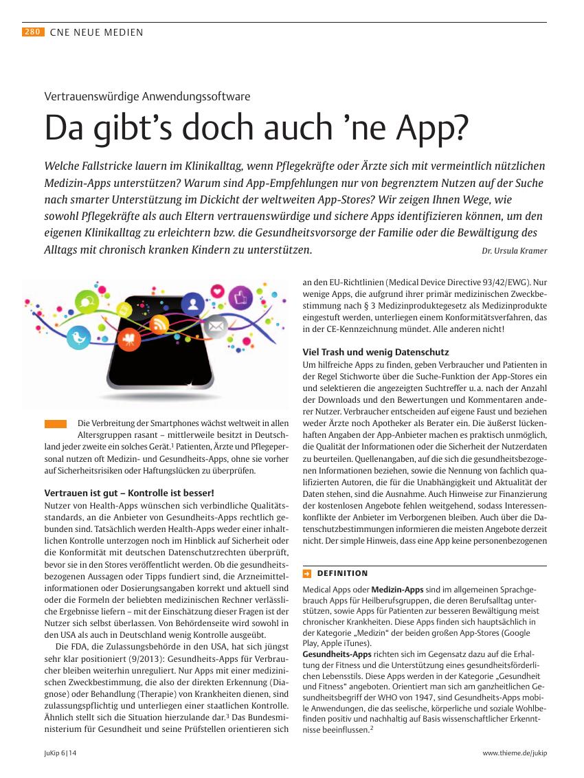 Vorschauseite 1: Da gibt?s doch auch ?ne App?