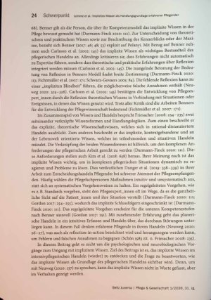 Vorschauseite 4: Implizites Wissen als Handlungsgrundlage erfahrener Pflegender auf der Intensivstation (wieder)entdecken