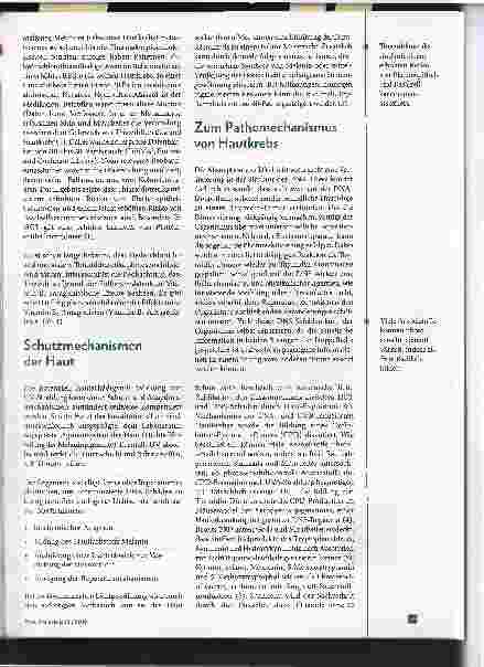 Vorschauseite 3: Weißer Hautkrebs durch Hydrochlorothiazid?