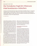 Vorschauseite 1: Die Terrakotta-Yogis im "Museum Fünf Kontinente" München