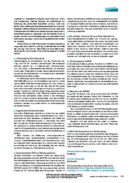 Vorschauseite 2: 15. ICW-Süd / HWX-Kongress in Veitshöchheim