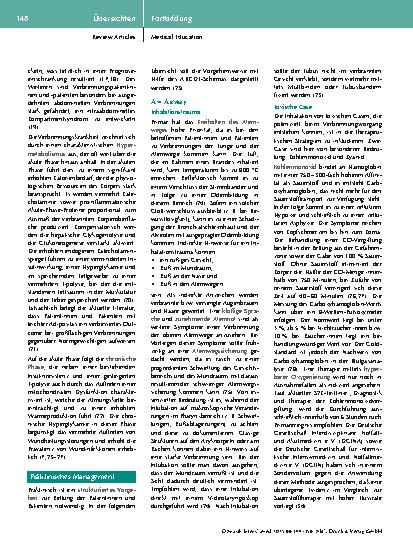 Vorschauseite 5: Vorgehen nach thermischen Verletzungen aus präklinischer, intensiv medizinischer und chirurgischer Sicht