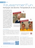Vorschauseite 1: #zusammenTun: Kampagne des Bündnis Therapieberufe an den Hochschulen gestartet
