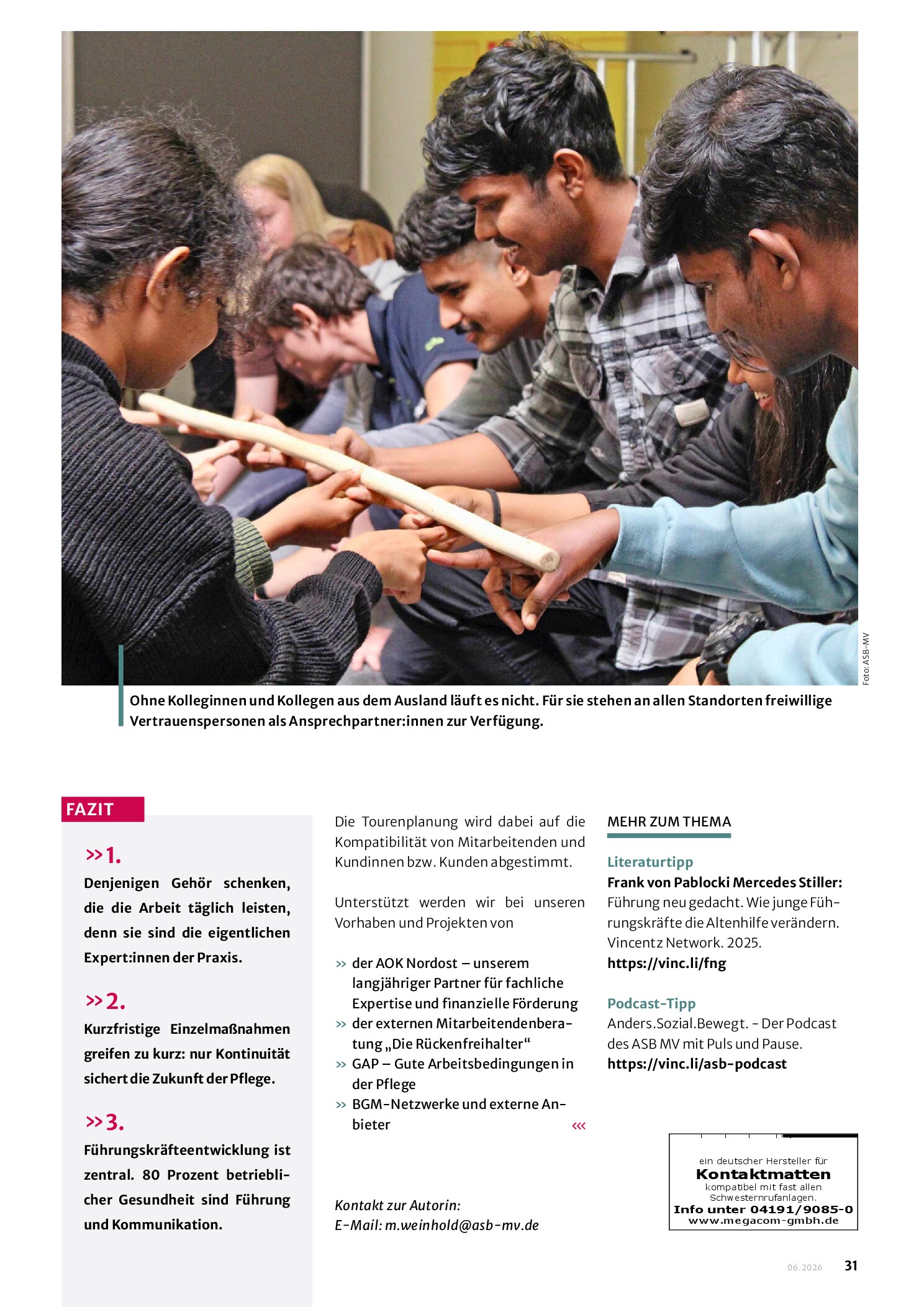 Vorschauseite 4: Wir hören dich, wir sehen dich