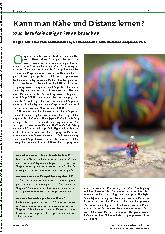 Vorschauseite 1: Kann man Nähe und Distanz lernen?