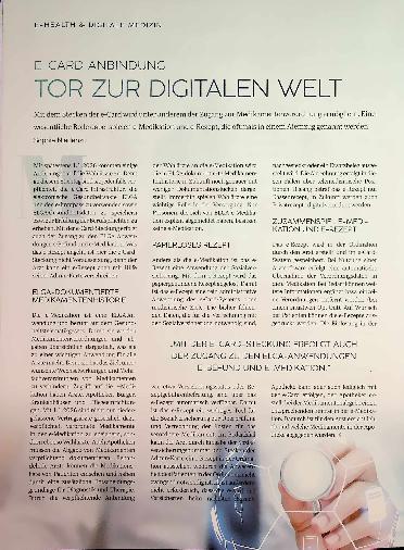 Vorschauseite 1: E-Card Anbindung Tor zur digitalen Welt
