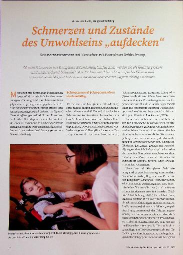 Vorschauseite 1: Schmerzen und Zustände des Unwohlseins "aufdecken"